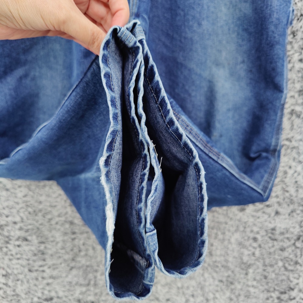 Wrangler Mens Workwear Utility Carpenter Strais Leg Jeans 36x30 Blue Denim - Picture 14 of 16